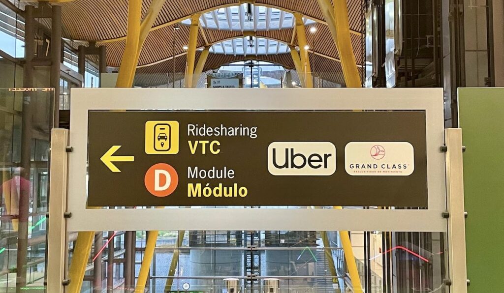 Uber Madrid Airport