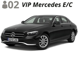 Mercedes Benz E/C Class - 115,00 € per hour