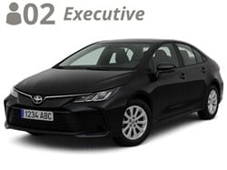 SEDAN CAR, up to 2 passengers with luggage