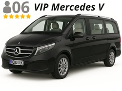VIP Mercedes V-Class, up to 6 passengers with luggage