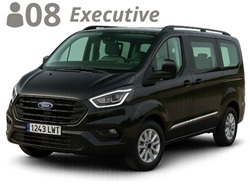VAN, up to 8 passengers with luggage